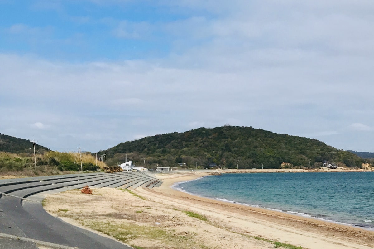 山口県秋穂二島産 海擦れスモーキークォーツ - インテリア小物